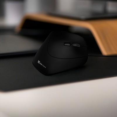 Klip Xtreme Krown KMO-506 - Vertical mouse - ergonomic Klip Xtreme right-handed optical 6 buttons wired USB