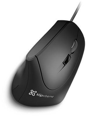 Klip Xtreme Krown KMO-506 - Vertical mouse - ergonomic Klip Xtreme right-handed optical 6 buttons wired USB