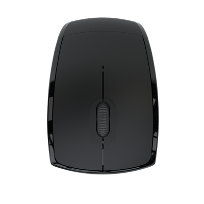 Klip Xtreme Lightflex KMW-375 - Mouse - ergonomic Klip Xtreme optical 3 buttons wireless 2.4 GHz USB wireless receiver black