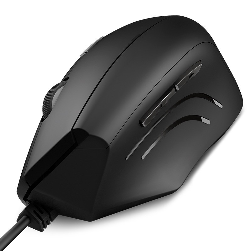 Klip Xtreme - Mouse - USB Klip Xtreme Wired Black Ultra ergonomic