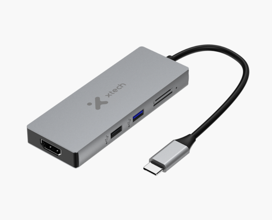 Xtech - Hub - 5 ports Xtech USB-C® 5-in-1 XTC-564