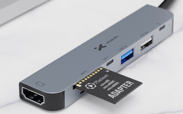 Xtech - Hub - 7 ports Xtech USB-C® 7-in-1 XTC-571