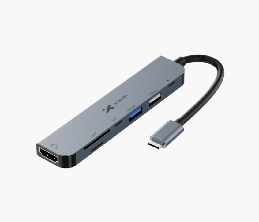 Xtech - Hub - 7 ports Xtech USB-C® 7-in-1 XTC-571