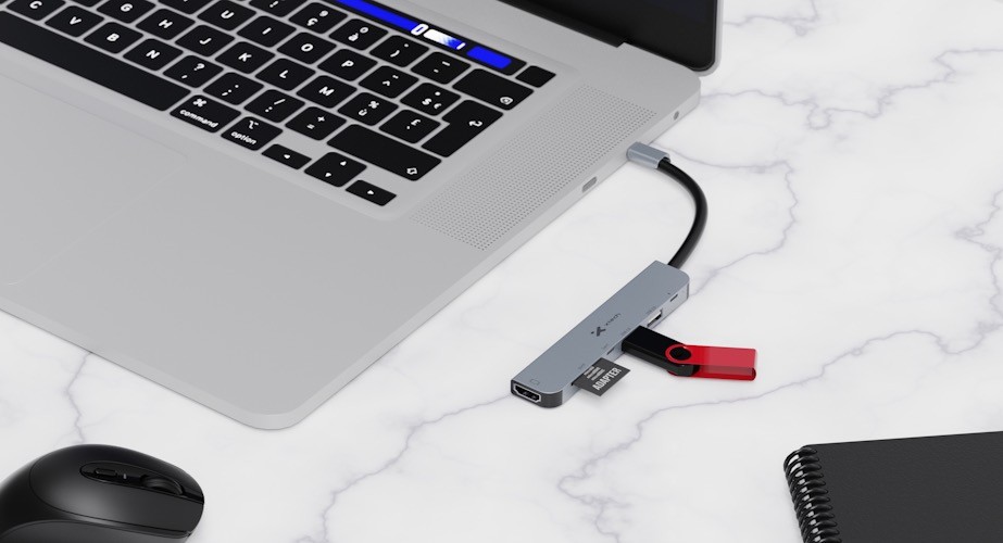 Xtech - Hub - 7 ports Xtech USB-C® 7-in-1 XTC-571