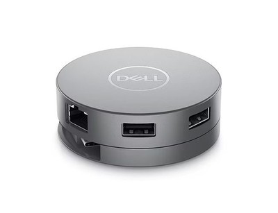 Dell DA310 - USB-C Multi Adapter with Power Pass through - DisplayPort / HDMI / VGA / USB / RJ-45