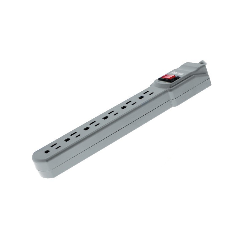 Forza FSP Series FSP-601UL - Surge protector - AC 110 V Forza 1875 Watt output connectors: 6 gray