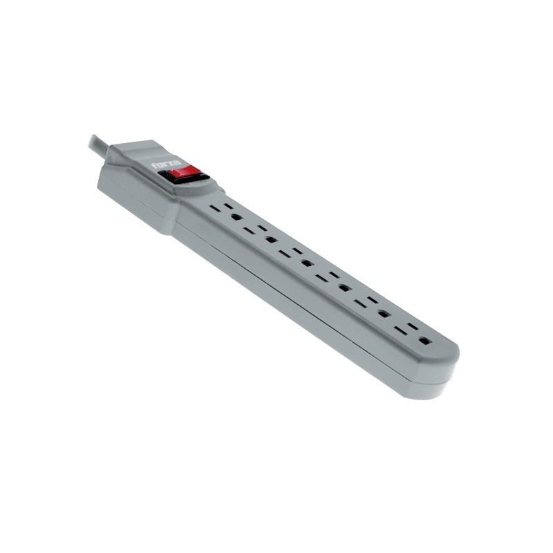 Forza FSP Series FSP-601UL - Surge protector - AC 110 V Forza 1875 Watt output connectors: 6 gray