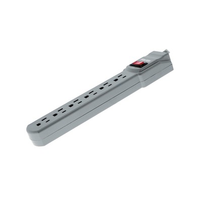 Forza FSP Series FSP-601UL - Surge protector - AC 110 V Forza 1875 Watt output connectors: 6 gray
