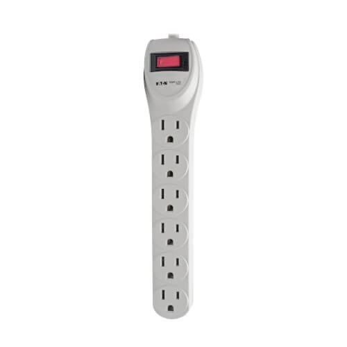 Eaton Tripp Lite Series Surge Protector Power Strip 120V 6 Outlet 2' Cord 180 Joule - Surge protector - AC 120 V