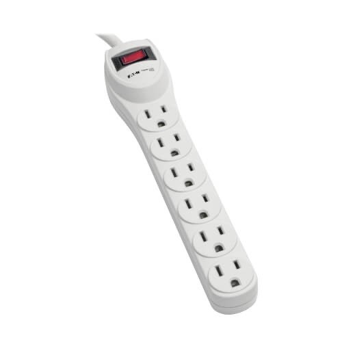 Eaton Tripp Lite Series Surge Protector Power Strip 120V 6 Outlet 2' Cord 180 Joule - Surge protector - AC 120 V