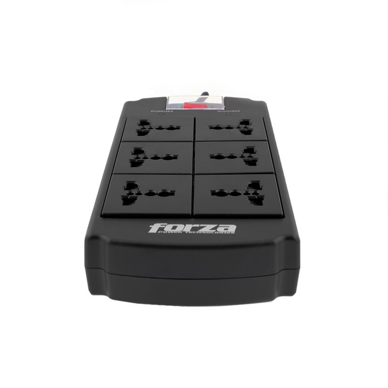 Forza Universal Surge Protector 6 outlet Nema plug 110/240V