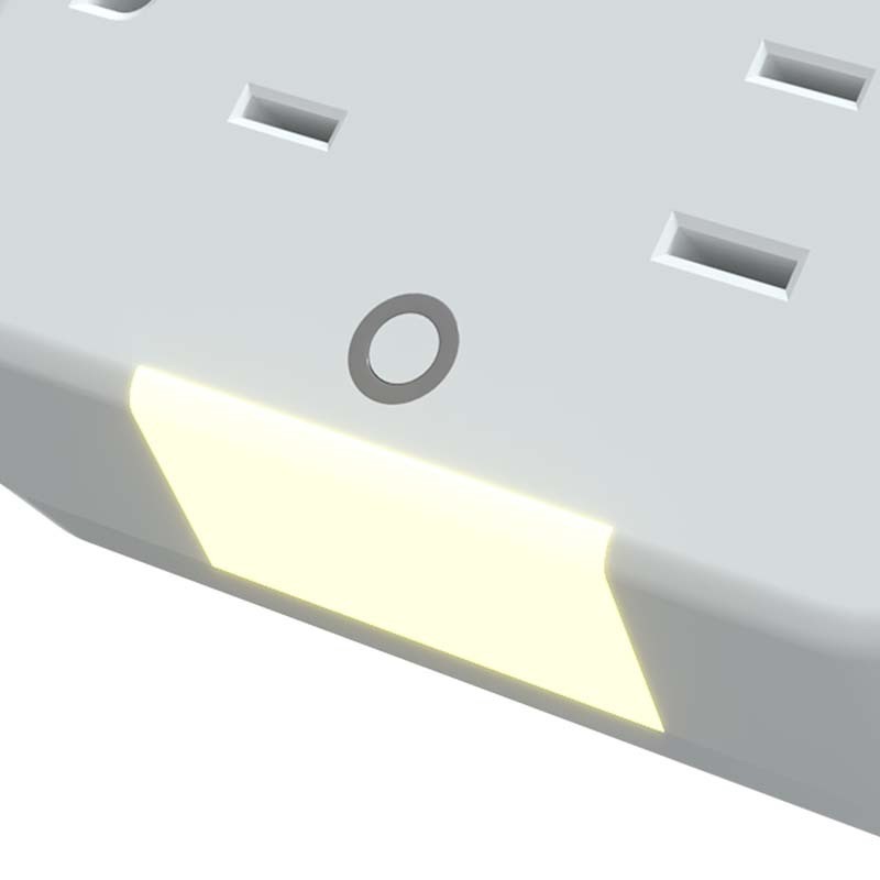 Forza FWT-631USBC - Surge protector (wall mountable) - AC 125 V Forza 1875 Watt output connectors: 6 white
