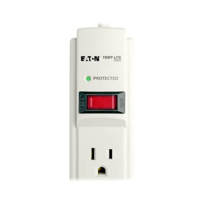 Eaton Tripp Lite Series Surge Protector Power Strip 120V 6 Outlet 6' Cord 790 Joule - Surge protector - 15 A Eaton AC 120 V 1800 Watt output connectors: 6 gray