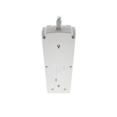 Forza - Surge protector - AC 110/220 V Forza 11 Outlets NEMA 3USB 5ft WH