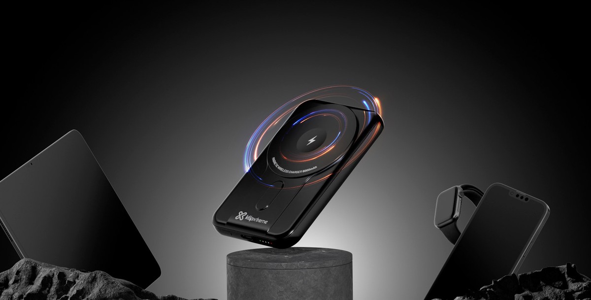 Klip Xtreme - Power bank - 24 pin USB-C Klip Xtreme Lithium polymer For Smartphones Wireless Charging