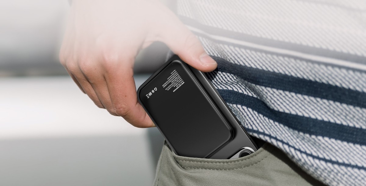 Klip Xtreme - Power bank - 24 pin USB-C Klip Xtreme Lithium polymer For Smartphones Wireless Charging