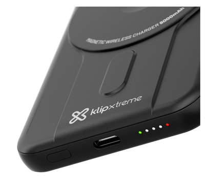 Klip Xtreme - Power bank - 24 pin USB-C Klip Xtreme Lithium polymer For Smartphones Wireless Charging