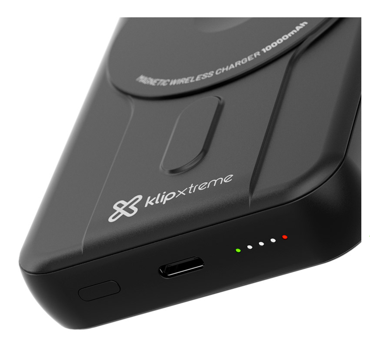 Klip Xtreme - Power bank - 24 pin USB-C Klip Xtreme Lithium polymer For Smartphones Wireless Charg 10.000 mAh