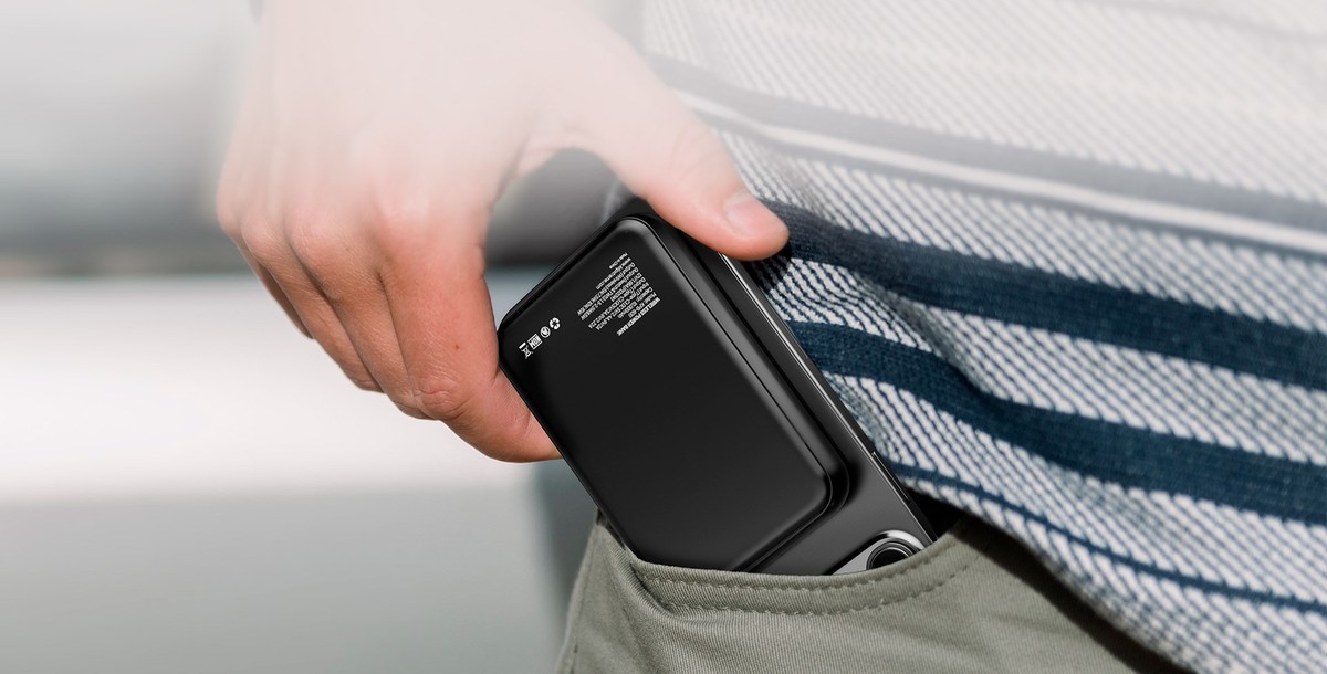 Klip Xtreme - Power bank - 24 pin USB-C Klip Xtreme Lithium polymer For Smartphones Wireless Charg 10.000 mAh