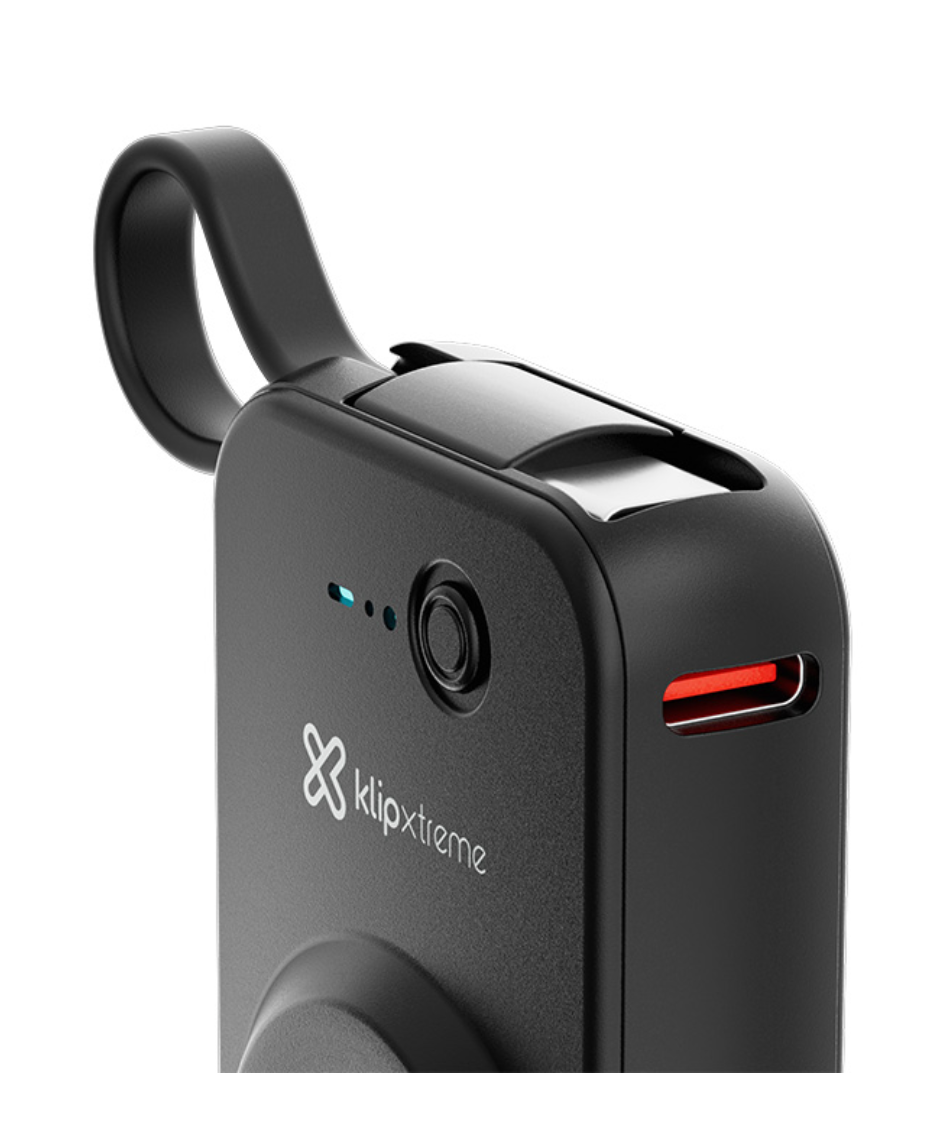 Klip Xtreme - Power bank - 24 pin USB-C Klip Xtreme Apple Watch Lithium polymer For Universal 2.000mAh Wireless charging