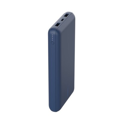 Belkin BoostCharge - Power bank - 20000 mAh Belkin 15 Watt 3 output connectors (USB, 24 pin USB-C) on cable: USB-C blue