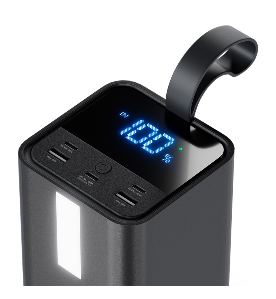 Klip Xtreme - Power bank - 24 pin USB-C Klip Xtreme 2 x 4 pin USB Type A / 3 x 24 pin USB-C Lithium polymer For Universal 100W 50.000mAh