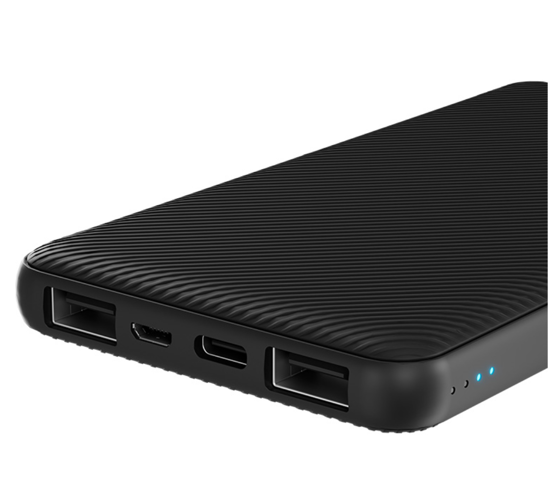 Klip Xtreme - Power bank - 24 pin USB-C / 5 pin Micro-USB Type B Klip Xtreme 24 pin USB-C / 2 x 4 pin USB Type A Lithium polymer For Smartphones 10.000 mAh