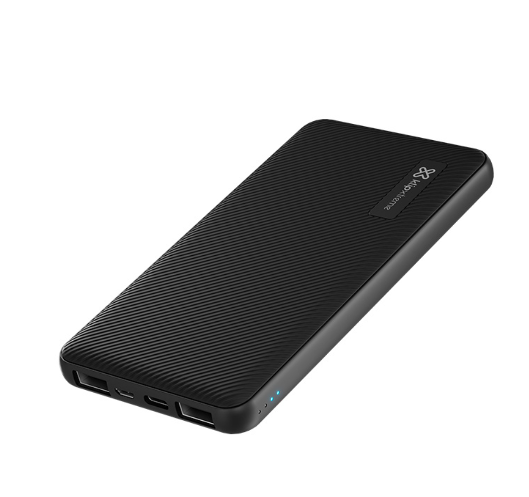 Klip Xtreme - Power bank - 24 pin USB-C / 5 pin Micro-USB Type B Klip Xtreme 24 pin USB-C / 2 x 4 pin USB Type A Lithium polymer For Smartphones 10.000 mAh