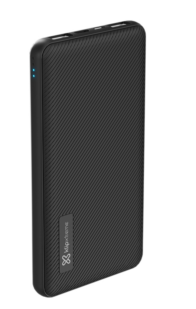 Klip Xtreme - Power bank - 24 pin USB-C / 5 pin Micro-USB Type B Klip Xtreme 24 pin USB-C / 2 x 4 pin USB Type A Lithium polymer For Smartphones 10.000 mAh