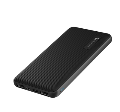 Klip Xtreme - Power bank - 24 pin USB-C / 5 pin Micro-USB Type B Klip Xtreme 24 pin USB-C / 2 x 4 pin USB Type A Lithium polymer For Smartphones 10.000 mAh