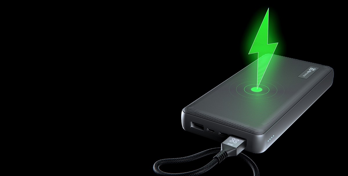 Klip Xtreme - Power bank - 24 pin USB-C / 5 pin Micro-USB Type B Klip Xtreme 24 pin USB-C / 2 x 4 pin USB Type A Lithium polymer For Smartphones 20.000 mAh