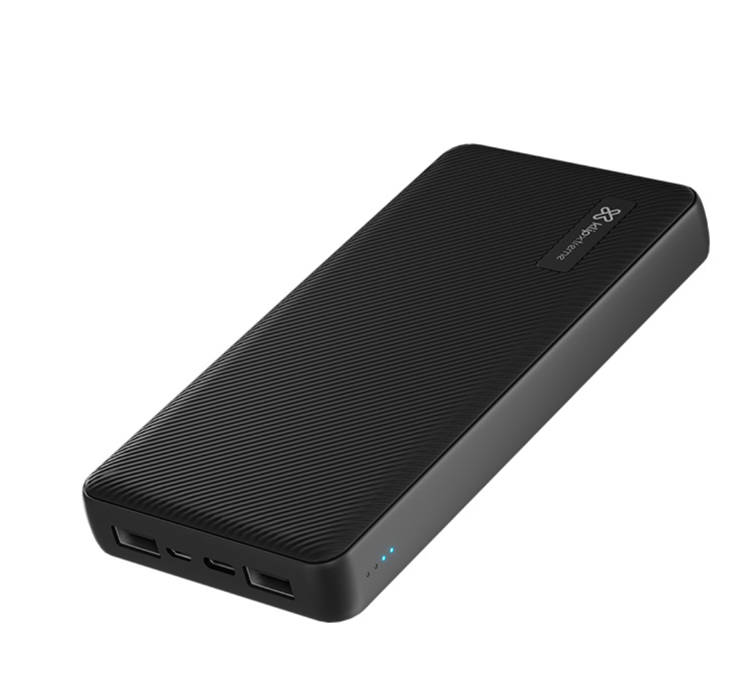 Klip Xtreme - Power bank - 24 pin USB-C / 5 pin Micro-USB Type B Klip Xtreme 24 pin USB-C / 2 x 4 pin USB Type A Lithium polymer For Smartphones 20.000 mAh