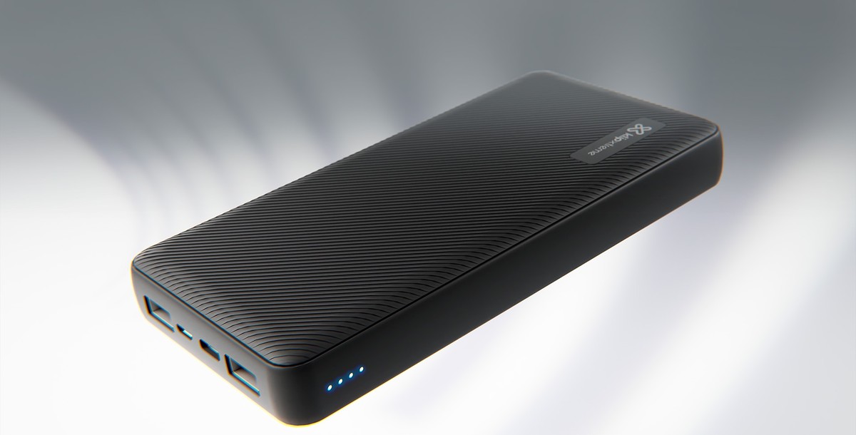 Klip Xtreme - Power bank - 24 pin USB-C / 5 pin Micro-USB Type B Klip Xtreme 24 pin USB-C / 2 x 4 pin USB Type A Lithium polymer For Smartphones 20.000 mAh