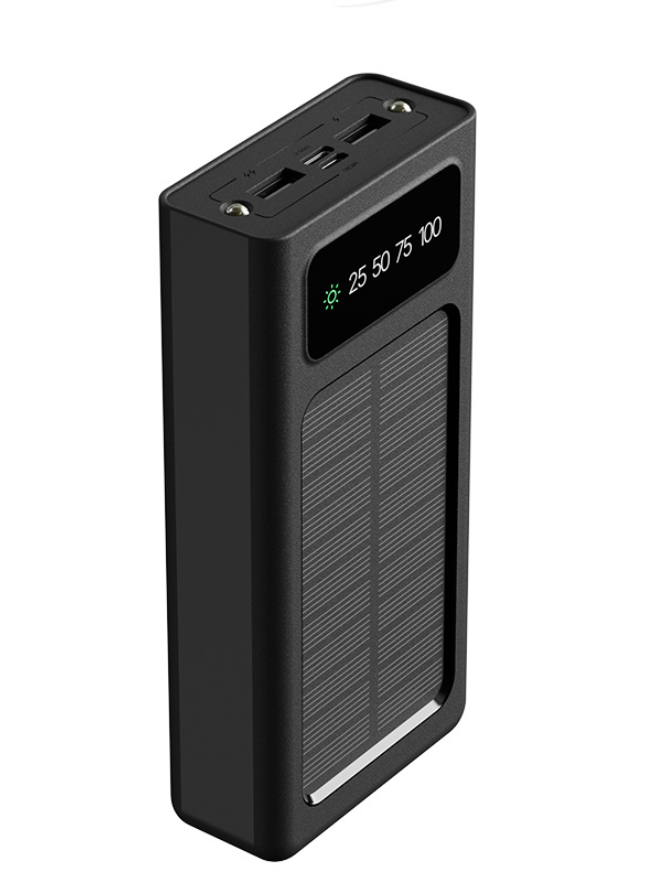 Xtech XPB-200 - Solar Power Bank - 24 pin USB-C / 4 pin USB Type A / 5 pin Micro-USB Type A Xtech 24 pin USB-C / 4 pin USB Type A / 5 pin Micro-USB Type A Lithium ion polymer For Universal built-in charg cables20,000mAh