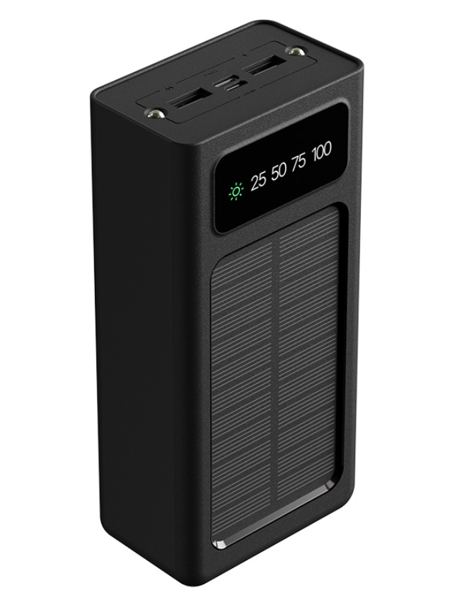Xtech XPB-300 - Solar Power Bank - 24 pin USB-C / 4 pin USB Type A / 5 pin Micro-USB Type A Xtech 24 pin USB-C / 4 pin USB Type A / 5 pin Micro-USB Type A Lithium ion polymer For Universal built-in charg cables30,000mAh