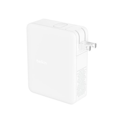 Belkin - Power adapter - GaN technology Belkin 140 Watt Fast Charge, Power Delivery 3.1 4 output connectors (3 x USB-C, USB) white