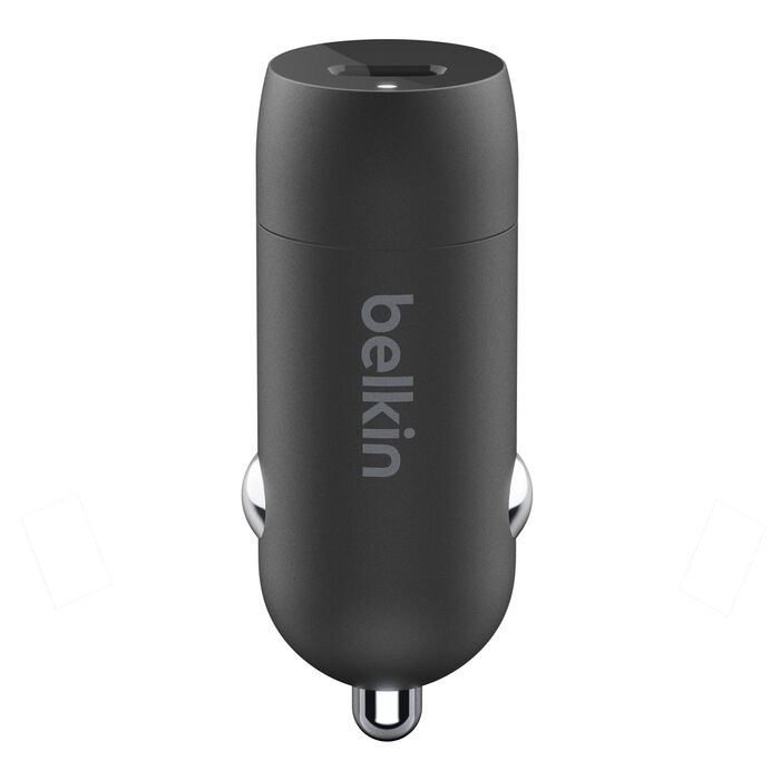 Belkin BoostCharge - Car power adapter - 30 Watt Belkin 3 A Fast Charge, Power Delivery 3.1 (24 pin USB-C) black