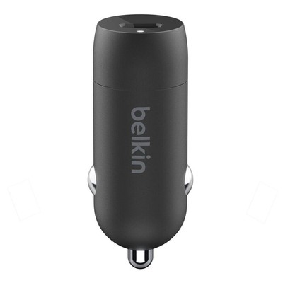 Belkin BoostCharge - Car power adapter - 30 Watt Belkin 3 A Fast Charge, Power Delivery 3.1 (24 pin USB-C) black