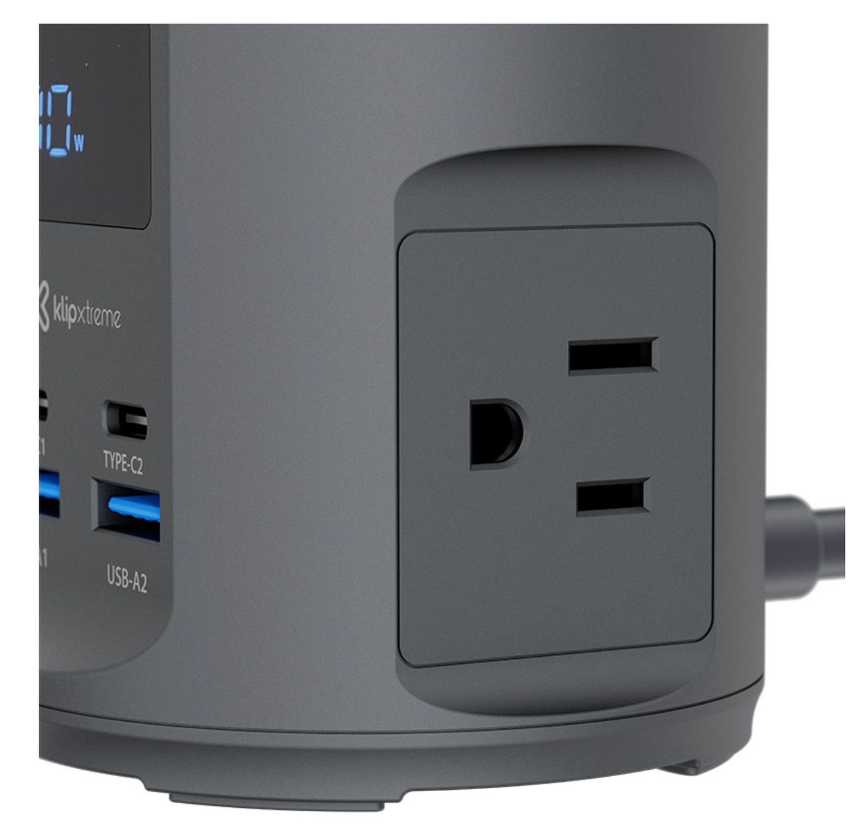 Klip Xtreme - Charging stand / battery charger - 65 Watt Klip Xtreme Power DC Nema Cellular phone / Laptop / Macbooks / Notebook / Tablet Wireless For Smartphones 7 in 1 Charger Station
