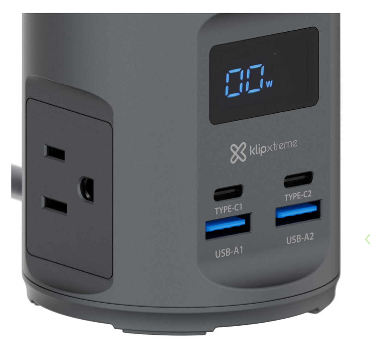 Klip Xtreme - Charging stand / battery charger - 65 Watt Klip Xtreme Power DC Nema Cellular phone / Laptop / Macbooks / Notebook / Tablet Wireless For Smartphones 7 in 1 Charger Station