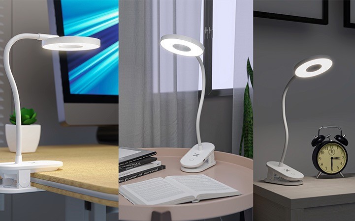 Xtech - Rechargeable Desk LED Clip Lamp - XTA-703