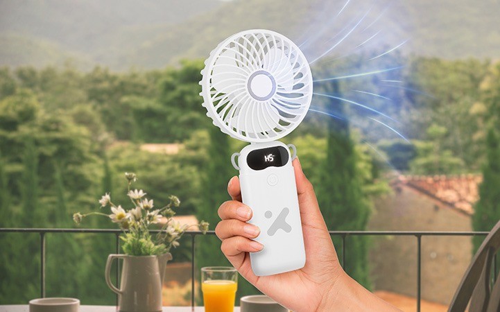 Xtech XTA-900 - Cooling fan - 6-Speed Rechargeable Mini Fan