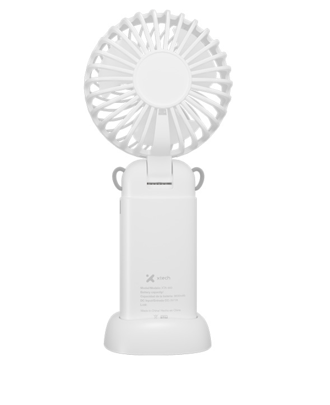 Xtech XTA-900 - Cooling fan - 6-Speed Rechargeable Mini Fan