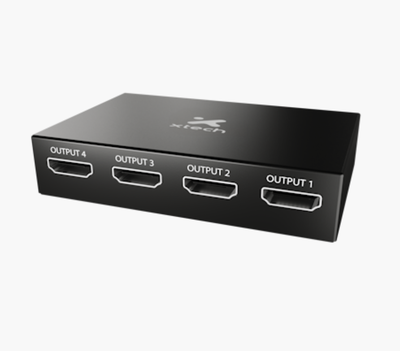 Xtech - HDMI Splitter - 1 Input to 4 Output XHA-420