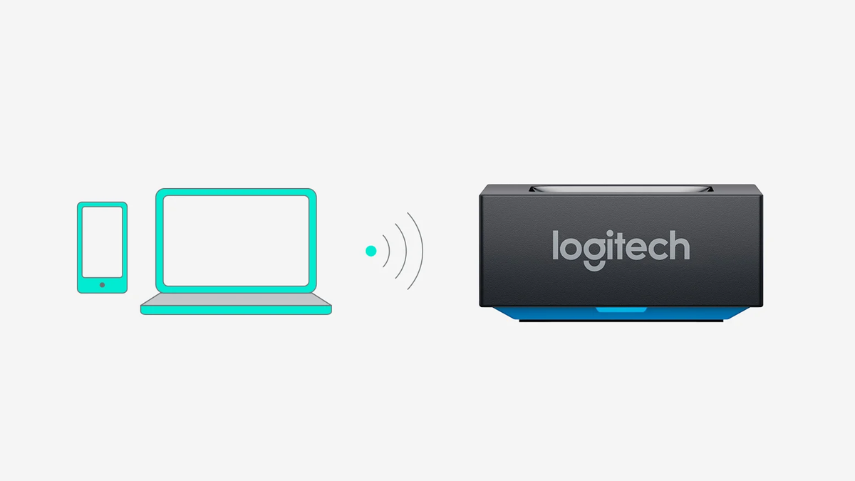 Logitech Bluetooth Audio Adapter - Bluetooth wireless audio receiver