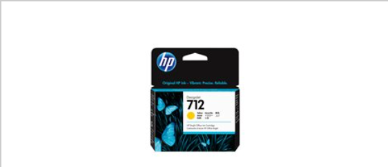 HP 712 - 29 ml - yellow