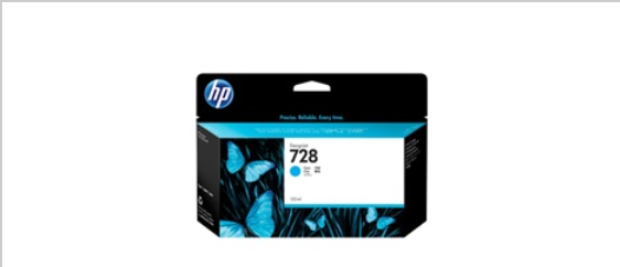 HP 728 - 130 ml - dye-based cyan
