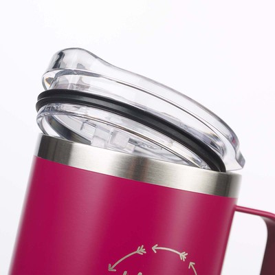 Drinkware - Mug - Stainless Steel with Lid - Camp Style -  'Mama Bear'