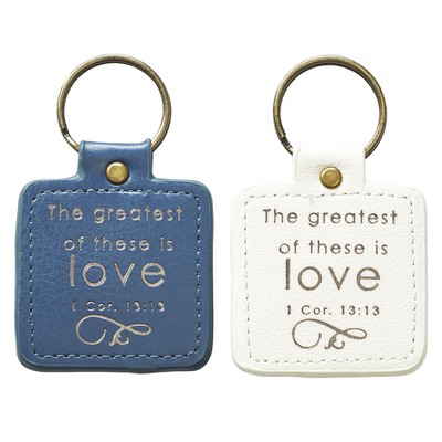 Gift Set - Key Rings - 'Mr. & Mrs.' -  in Decorative Tin