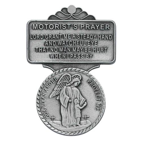 Visor Clip - Guardian Angel  & Motorist Prayer